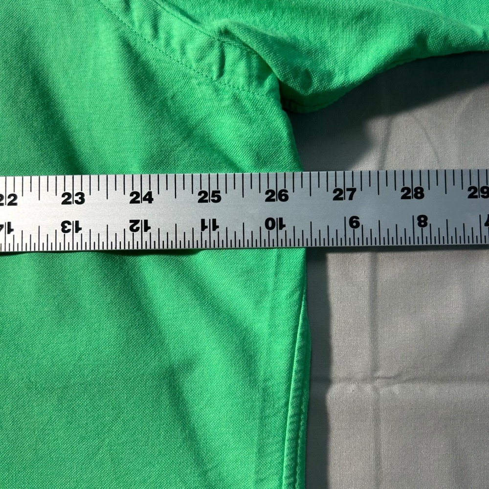 Ralph Lauren Button Down Shirt Mens XXL Green Cotton Preppy Classic Fit - Picture 12 of 16